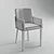 Elegant Walnut Cator Dining Chair 3D model small image 3