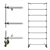 Irsap Bella Heated Towel Rail 3D model small image 7