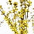 Elegant Forsythia Branches Arrangement 3D model small image 5
