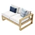 West Elm Portside Outdoor Chaise 3D model small image 3