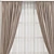 Modernized Curtain 615 3D model small image 3