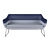 Crona Lounge: High-Back Upholstered Sofa 3D model small image 2