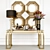 Gilded Console: Palmer by Eichholtz 3D model small image 1