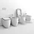 Alice Ceramica NUR Wall Hung Toilet 3D model small image 5