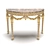 Galleria Collection Golden Leaf Wood Console 3D model small image 5