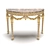 Galleria Collection Golden Leaf Wood Console 3D model small image 8