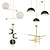 Modern Chandelier Collection - Set124 3D model small image 1