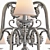 Elegant Eichholtz La Chapelle Silver Chandelier 3D model small image 2