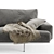 Desiree Platz Sofa: Stylish 3D Model 3D model small image 3