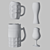 Sip in Style with Beer Mugs 3D model small image 2