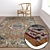 Luxurious 3 Carpet Set 3D model small image 5