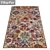 High Quality Carpets Set: 3 Different Variants 3D model small image 2