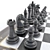 Strategic Battle: Classic Chess 3D model small image 2