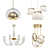 Modern Chandelier Collection 3D model small image 1