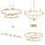 Modern Chandeliers Collection 3D model small image 1