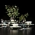 Elegant Table Setting for Four 3D model small image 1