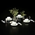 Elegant Table Setting for Four 3D model small image 2