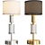 Elegant Laciness Table Lamp 3D model small image 1