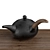 Sleek Steel Coffee Teapot Set 3D model small image 3