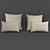 Cozy Merino Wool Pillow Collection 3D model small image 4