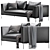Cozy and Stylish Sofa Charles 3D model small image 1