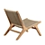 Nairobi Woven Garden Armchair: Elegant and Durable 3D model small image 3