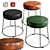 Cody Low Stool: Stylish Seating Solution 3D model small image 1