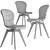 Boconcept Adelaide Chair: Sleek and Stylish Seating Solution 3D model small image 5