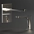 Gessi Rilievo Chrome Bath Fixtures 3D model small image 1