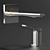 Gessi Rilievo Chrome Bathroom Faucets 3D model small image 1