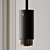 Sleek Exhaust Pendant by Buster & Punch 3D model small image 3