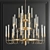 Luxury Chandelier Collection: Gala, Serip Aqua, Crown Major, RH Emile 3D model small image 4