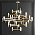 Luxury Chandelier Collection: Gala, Serip Aqua, Crown Major, RH Emile 3D model small image 5