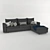 Contemporary Convertible Sofa 3D model small image 1