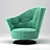 Luxurious Giorgetti Arabella Armchair 3D model small image 2