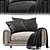 NATIV Armchair: Modern Elegance by Roche Bobois 3D model small image 3