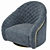 Luxury Portofino Armchair: Elegant, Stylish, and Comfortable 3D model small image 2