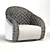 Luxury Portofino Armchair: Elegant, Stylish, and Comfortable 3D model small image 5