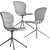 Sleek Boconcept Adelaide Chair 3D model small image 5