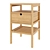 Nordkisa Bedside Table - Bamboo 3D model small image 1