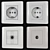 Schneider ZENcelo White Switches & Sockets 3D model small image 3