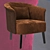 Elegant Lumire Armchair: PBR-ready Design 3D model small image 3