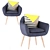 Nordic Comfort Armchair 3D model small image 2