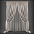 Elegant Sheer Drapes 3D model small image 1