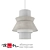 Modern White Pendant Lamp "ODRI 3D model small image 1
