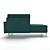 Minimalist Emerald Couch 3D model small image 4