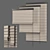 Wooden Blinds Set - Various Sizes 3D model small image 1
