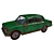 Vintage VAZ 2101: Classic Russian Car 3D model small image 2