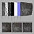 Decorative Stone Tiles - Part C (6 Pack) 3D model small image 1