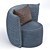 Kikko Jean: Stylish and Comfortable Armchair 3D model small image 2